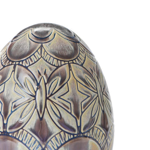 Hand Carved Large Egg #234
