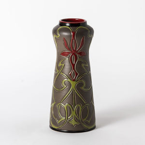 Hand Thrown Homage French Red Vase #06