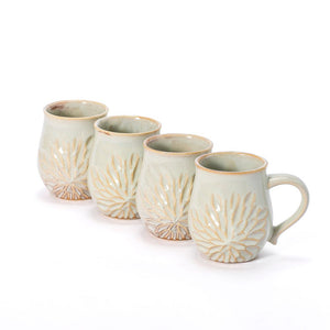 Emilia Mugs Set of 4, Misty Moon