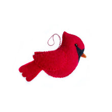 Load image into Gallery viewer, Felt Cardinal Ornament  
