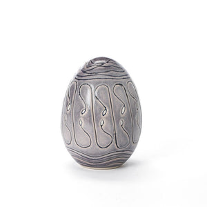 Hand Carved Medium Egg #310