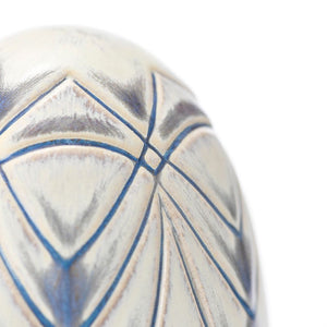 Hand Carved Medium Egg #056