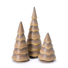 Load image into Gallery viewer, Ceramic Holiday Tree Trio, Amethyst Glow
