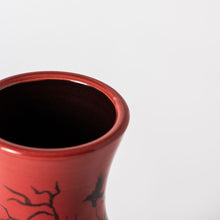 Load image into Gallery viewer, Hand Thrown Homage French Red Vase #09
