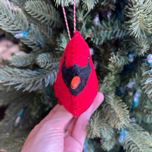 Load image into Gallery viewer, Felt Cardinal Ornament  
