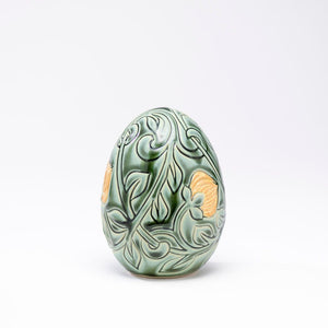 Hand-Carved Egg No. 002, Medium