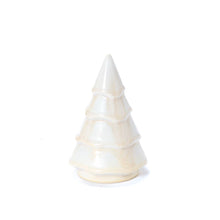 Load image into Gallery viewer, Small Ceramic Holiday Tree, Morning Frost
