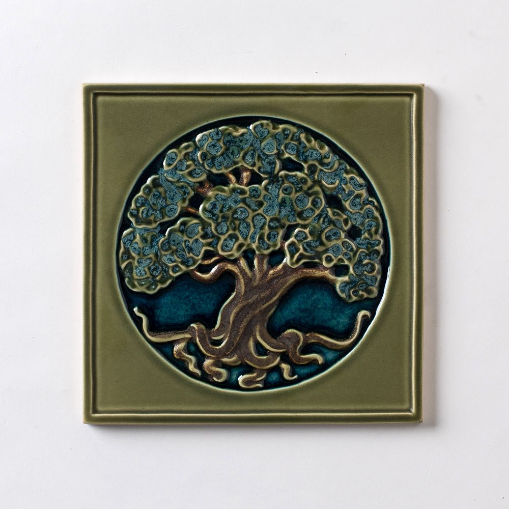 Rookwood Pottery Tree of Life Tile