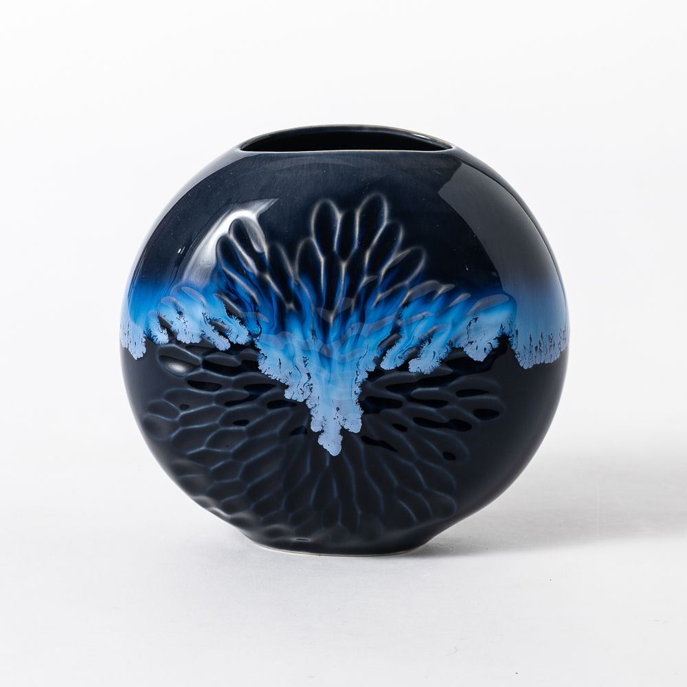 Emilia Small Vase - Sapphire