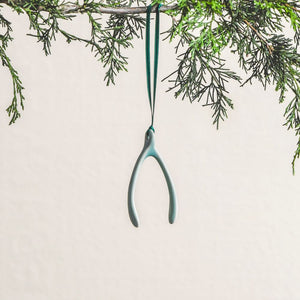 Wishbone Ornament, Jadeite