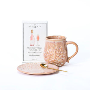 Mug Cake Mother's Day Gift Set- Peach Blossom