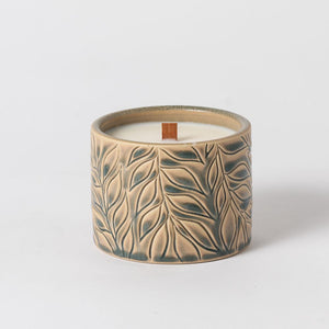 Hand Thrown Le Jardin Candle #064