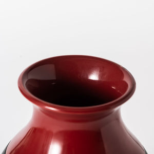 Hand Thrown Homage French Red Vase #04