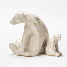 Load image into Gallery viewer, Abel Bear Figurine, Snowflake -Morning Frost

