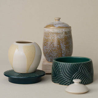 Hand-Thrown Canister, No. 23