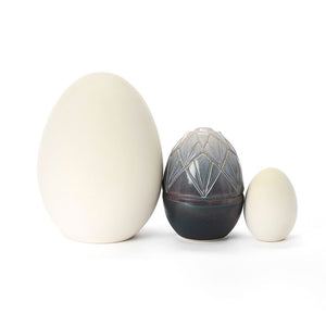 Hand Carved Medium Egg #307