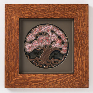 Tree of Life Tile - 12" x 12" - Cherry Blossom