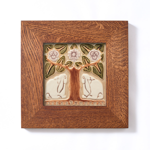 Grove Bunny Tile, Wisteria