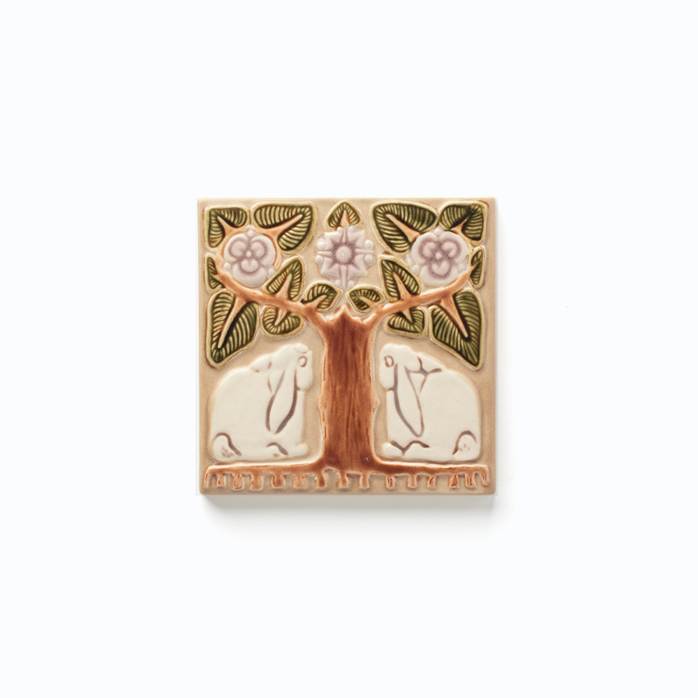 Grove Bunny Tile, Wisteria