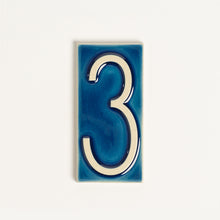 Load image into Gallery viewer, House Number Tile, Aegean
