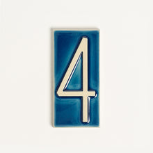 Load image into Gallery viewer, House Number Tile, Aegean
