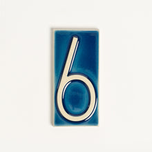 Load image into Gallery viewer, House Number Tile, Aegean
