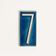 Load image into Gallery viewer, House Number Tile, Aegean

