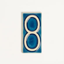 Load image into Gallery viewer, House Number Tile, Aegean
