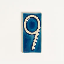 Load image into Gallery viewer, House Number Tile, Aegean

