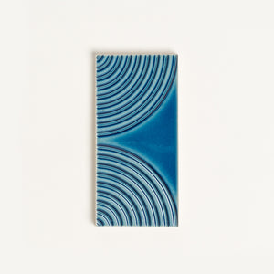 House Number Spacer Tile, Aegean Contour