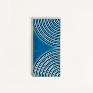 House Number Spacer Tile, Aegean Contour