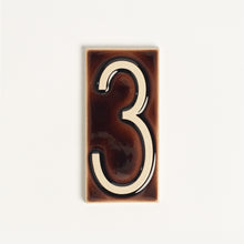 Load image into Gallery viewer, House Number Tile, Brandy

