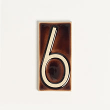 Load image into Gallery viewer, House Number Tile, Brandy
