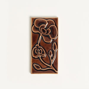House Number Spacer Tile, Brandy Orchid