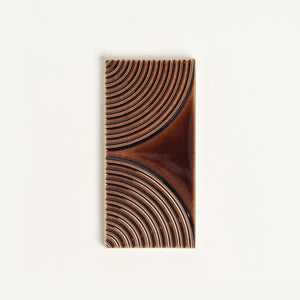 House Number Spacer Tile, Brandy Contour