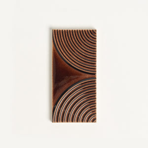 House Number Spacer Tile, Brandy Contour