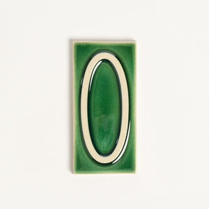 House Number Tile, Emerald Isle