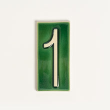 Load image into Gallery viewer, House Number Tile, Emerald Isle
