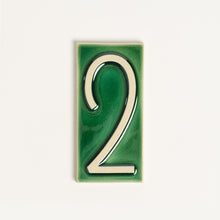 Load image into Gallery viewer, House Number Tile, Emerald Isle
