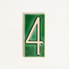 Load image into Gallery viewer, House Number Tile, Emerald Isle
