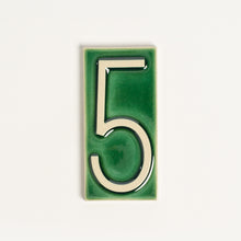 Load image into Gallery viewer, House Number Tile, Emerald Isle
