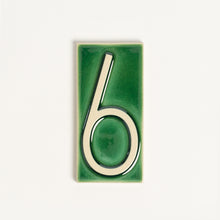 Load image into Gallery viewer, House Number Tile, Emerald Isle
