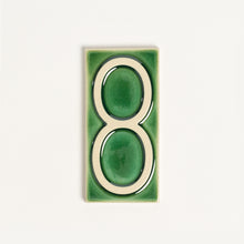Load image into Gallery viewer, House Number Tile, Emerald Isle
