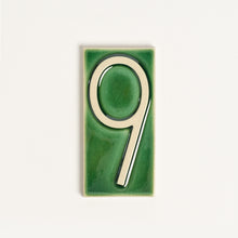Load image into Gallery viewer, House Number Tile, Emerald Isle
