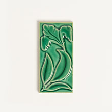 Load image into Gallery viewer, House Number Spacer Tile, Emerald Isle Iris
