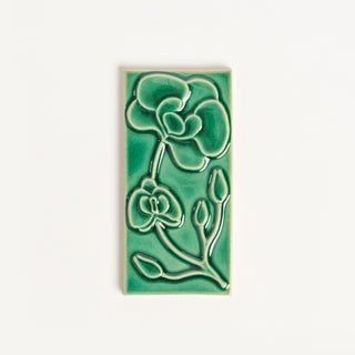 House Number Spacer Tile, Emerald Isle Orchid