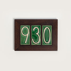 House Number Frame, 3-Tile