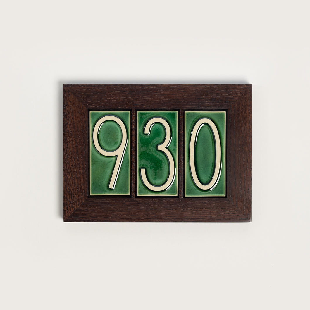 House Number Frame, 3-Tile