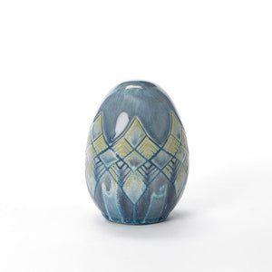 Hand Carved Medium Egg #299