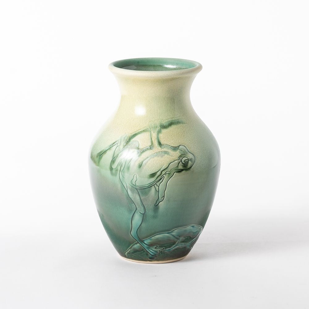Hand Thrown Animal Kingdom Vase #21